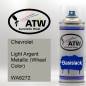 Preview: Chevrolet, Light Argent Metallic (Wheel Color), WA6272: 400ml Sprühdose, von ATW Autoteile West.